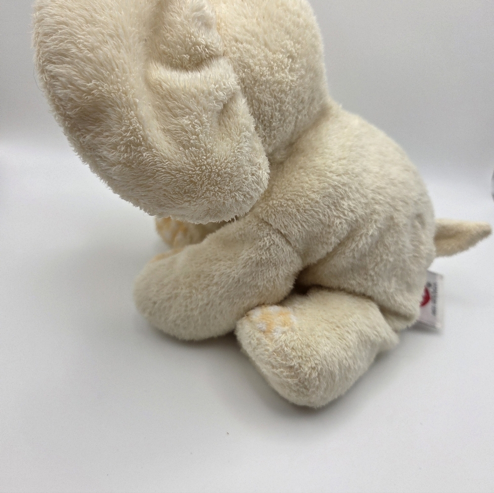 Ty Pluffies P'nut Yellow Plaid Elephant 2006 Plush Toy - Picture 5 of 10